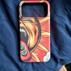 Red Graphic Blunt Phone Case